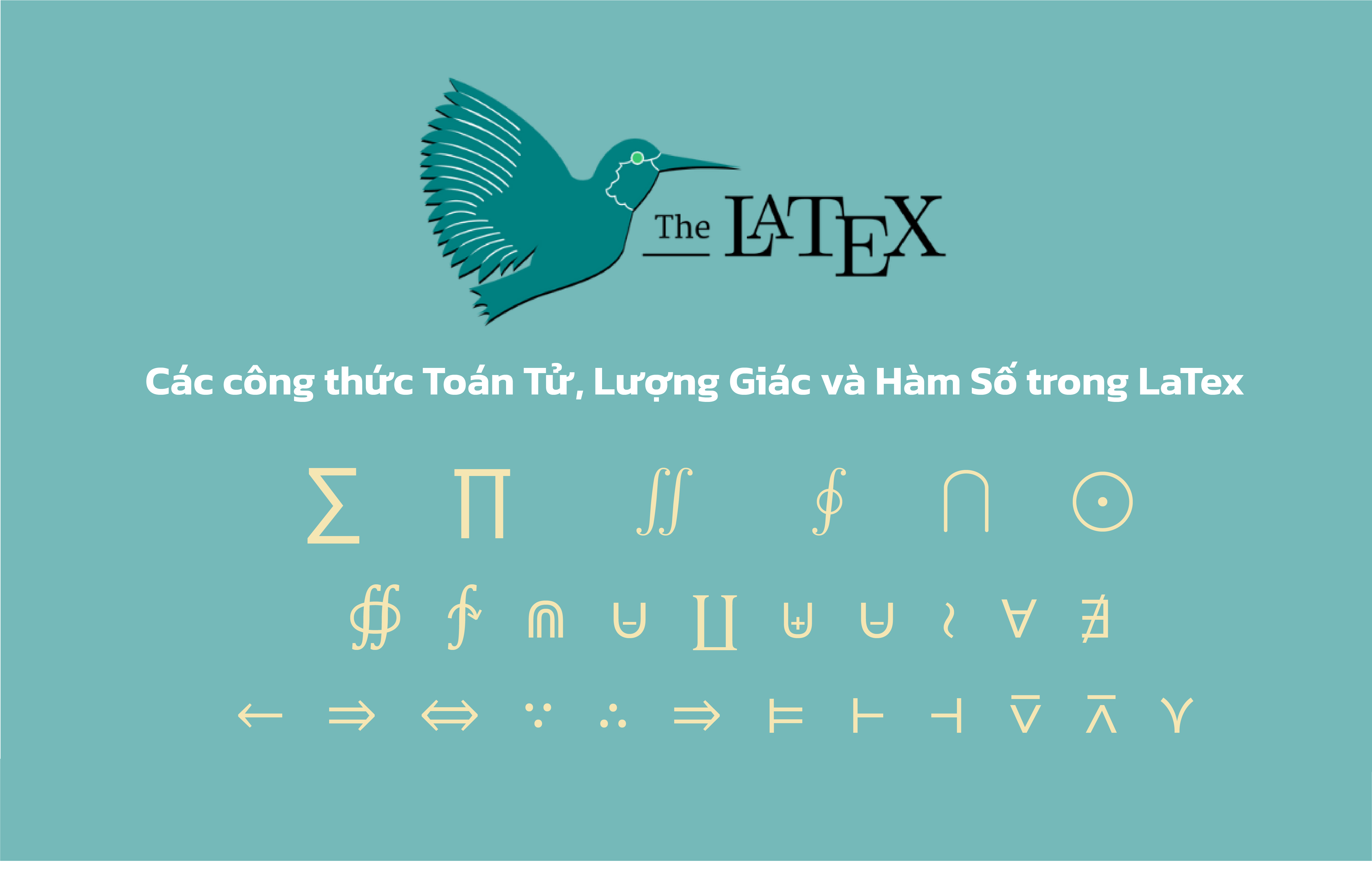 Hướng dẫn soạn thảo công thức toán học với Latex